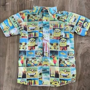Boys 5/6T minion/despicable me polo